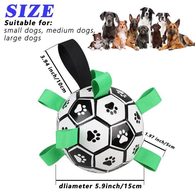 Pelota de Fútbol para Mascotas que Brilla en la Oscuridad