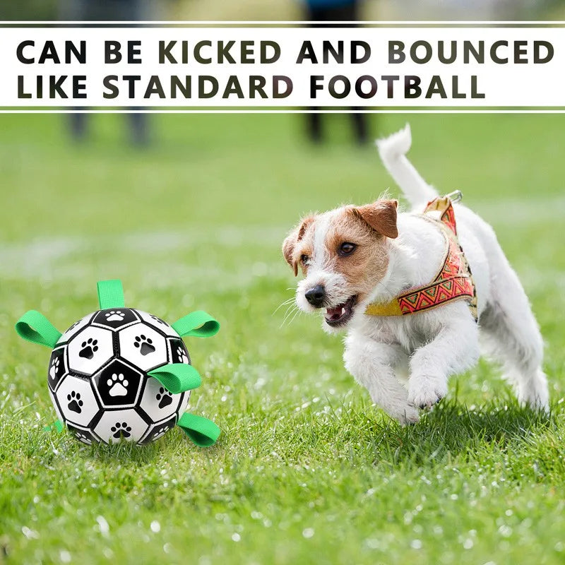 Pelota de Fútbol para Mascotas que Brilla en la Oscuridad