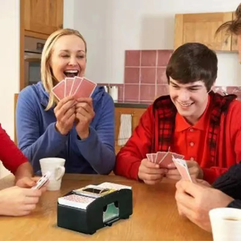 Mezclador de Cartas Automático – Dispensador de Póker a Pilas