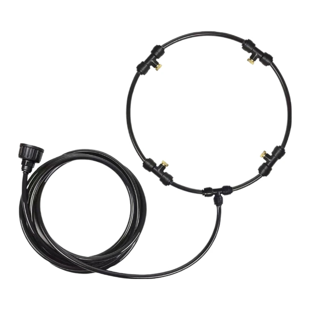 Kit de Brisa para Ventilador Exterior de 16 Pulgadas – Sistema de Rociado para Patio