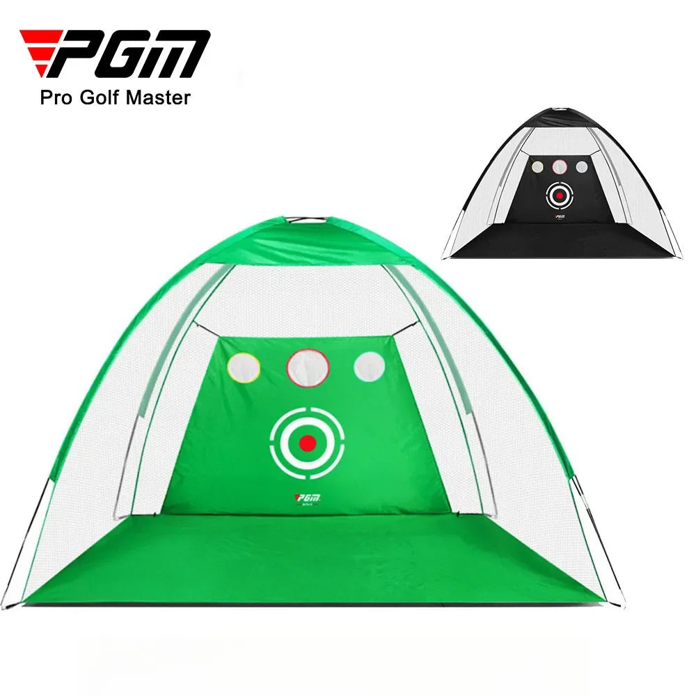 PGM Golf Practice Net with Cutting Rod Hitting Cage Indoor Golf Equipment LXW013