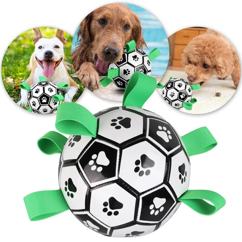Pelota de Fútbol para Mascotas que Brilla en la Oscuridad