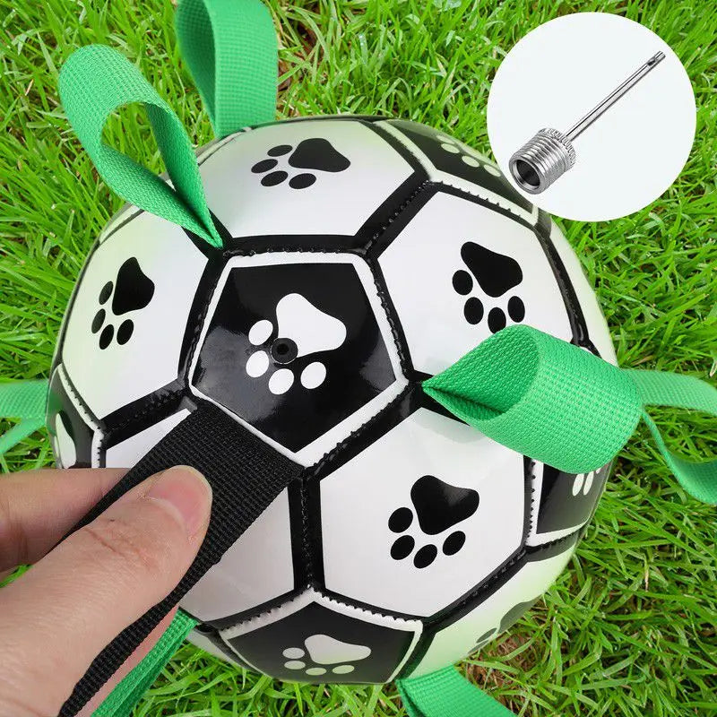 Pelota de Fútbol para Mascotas que Brilla en la Oscuridad