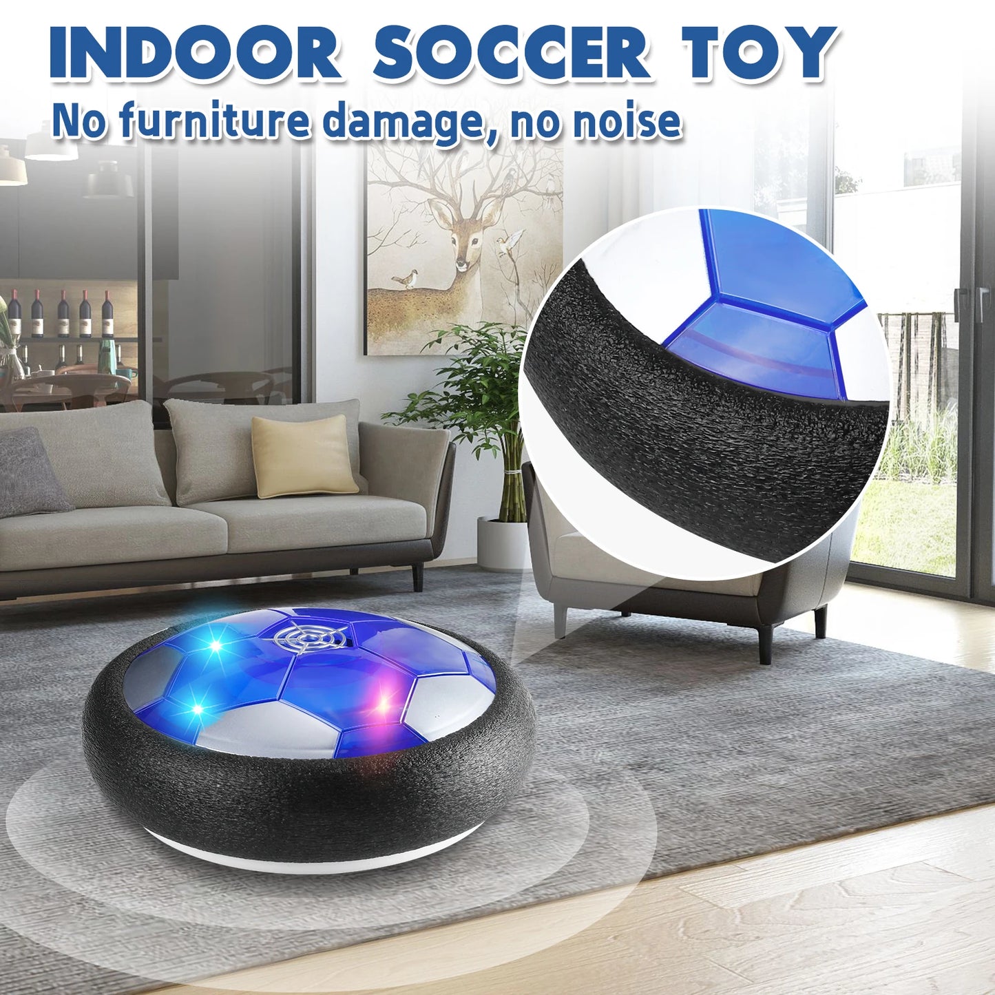 Balón de Fútbol Flotante para Niños - Juego de Interior