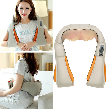 Neck and Back Massager with Heat – Ergonomic and Portable Design