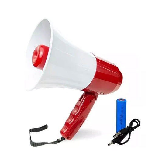 Rechargeable Megaphone with Recording Feature