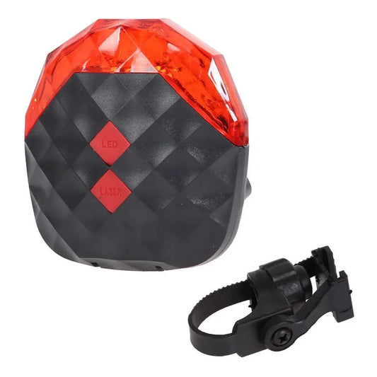 LED and Laser Bike Light – Multi-Mode Safety Light