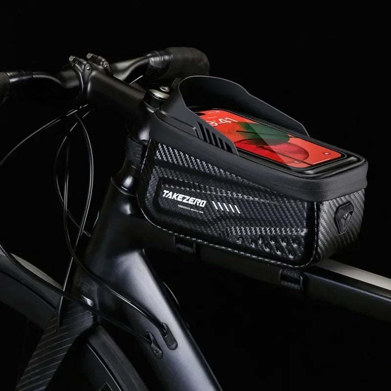 Waterproof Bicycle Bike Bag with Smartphone Holder