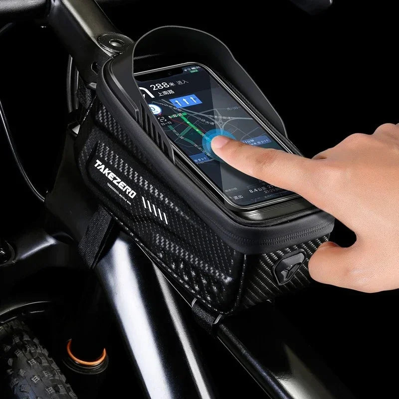 Waterproof Bicycle Bike Bag with Smartphone Holder