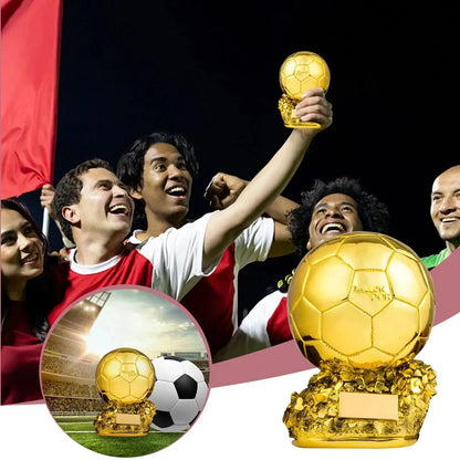 Ballon d'Or Replica Trophy - Soccer Award