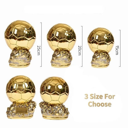 Ballon d'Or Replica Trophy - Soccer Award