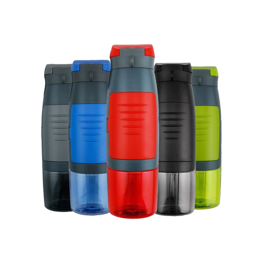 750ml Sports Water Bottle with Storage Compartment - Ideal for Gym, Sports, and Outdoor Activities